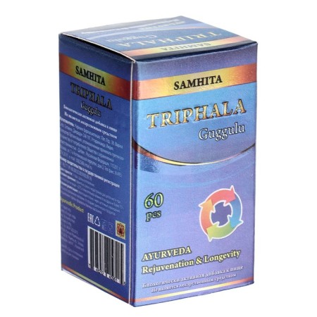 Trifala Guggul, Samhita, 60 pcs.