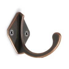 Hook furniture tundra TKO026, one -rod, copper, 20 pcs