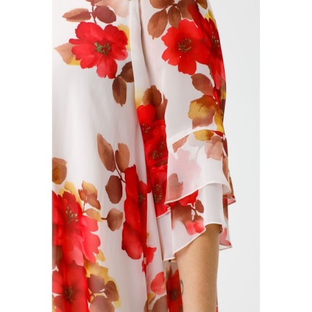 Women's dress, size 68, red color-6