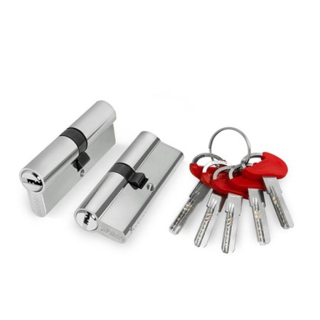 The cylinder mechanism D-PRO500/60 mm (10.10.25) CP, 5 cl., Color Chrome