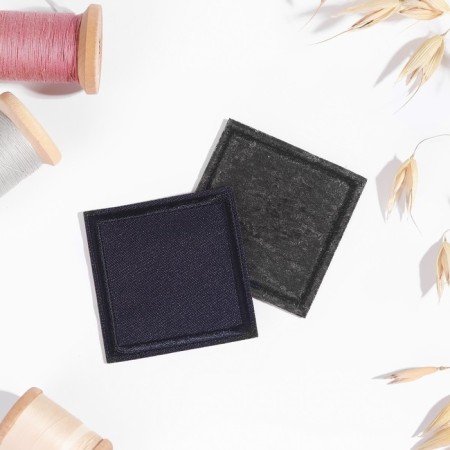 Clothing “Square”, 4.3 × 4.3 cm, heat-mileyle, dark blue color