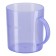 Colored mug with handle