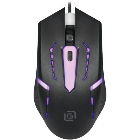 Mouse call 398G Black optical (2400DPI) USB for a laptop (4but)-6