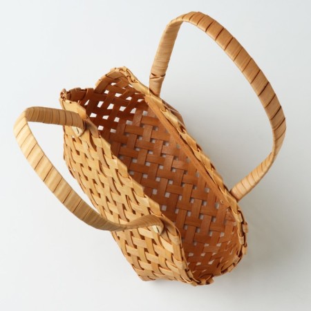 Wicker basket, 25 x 15 x 8 x 16/30 cm, sequoia-2
