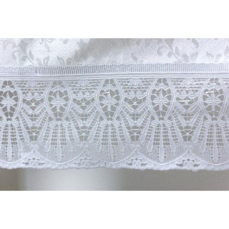 Finished tablecloth Meiwa, rectangular, 152 x 228 cm, white color-2