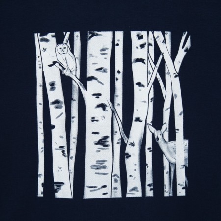 Men's T-shirt Minaku "Birch" Color Dark Sino, Rr. 50-11