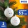New Year's Christmas tree decoration for coloring "New Year! Winter miracles ”, 2 pcs, d = 5.5 cm