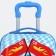 Baby suitcase 27 L (XS), Happyant, Lightning Department, Blue Color