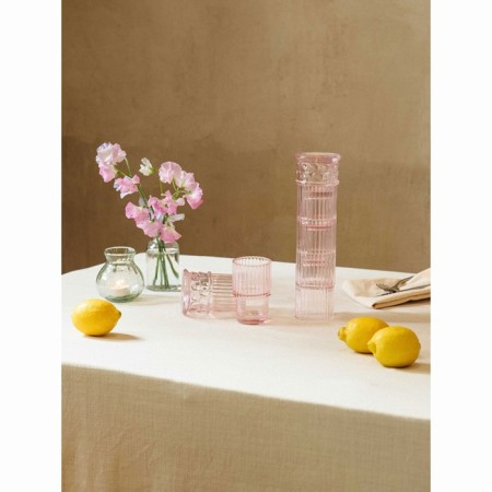Set of glasses doiy athena, 4 pcs, color pink color-2