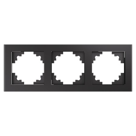3-seater frame, glass, Catherine series, GFR00-7003-06, graphite