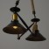 Maidi chandelier 2he27 Black 55x22x61cm Bayerlux