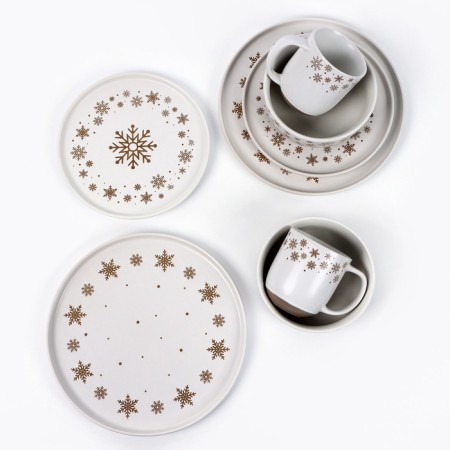 Board New Year's “Snow Tale” plate, 15x7 cm, 700 ml-5
