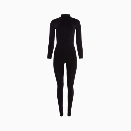 Women's thermal underwear (longshit, leggings), black color, size 46-48 (m)-6
