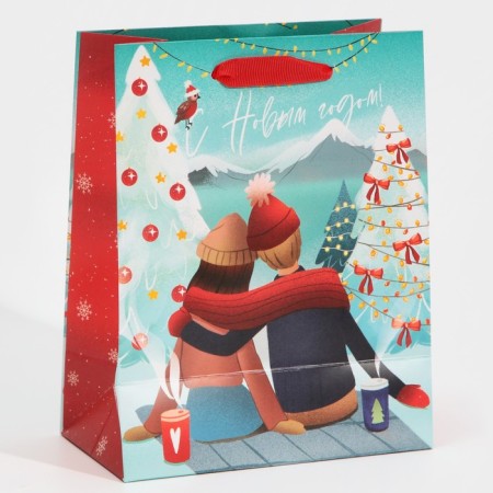 Laminated vertical "Love", MS 18 x 23 x 10 cm, New Year-2