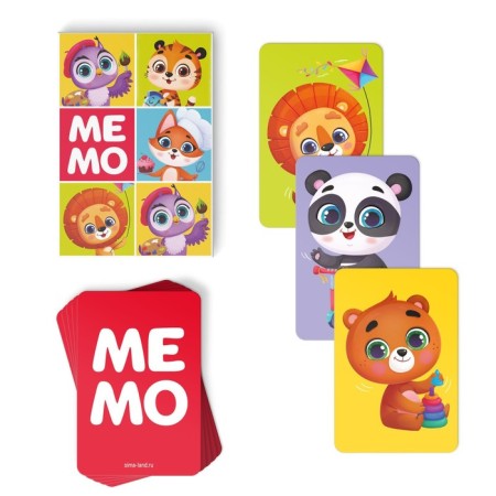 A set of developing games "Game Box. Kids. 6 in 1 ", 3+-18