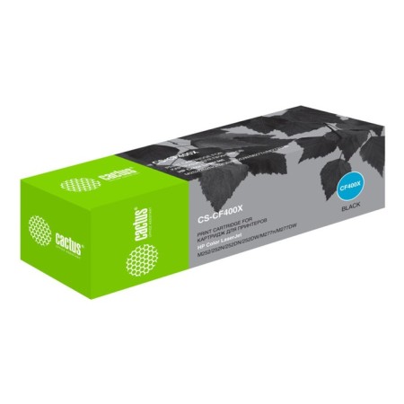 CACTUS CSTUS CS-CF400X CF400X, for HP CLJ M252/252N/252DN/252DW/M277N, 2800 pages, black color black-1