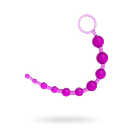 Anal balls Toyfa, PVC, purple, 30 cm