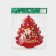 Decorative decoration (suspension) "New Year Christmas tree with Santa Claus" 40.5x25.5 cm