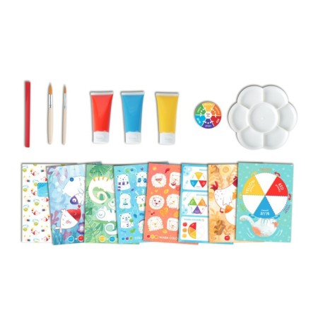 Game set for creativity "Mix flowers", with a palette for mixing colors-1