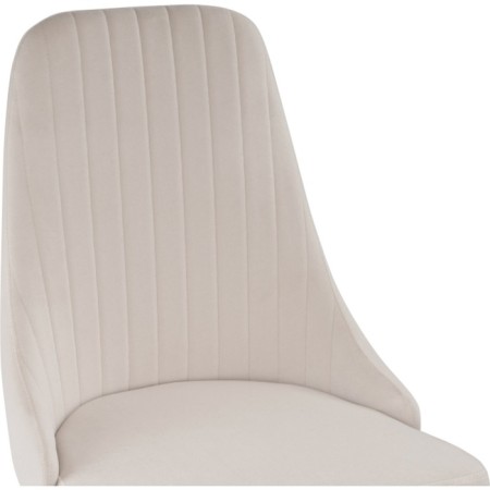 CHART STARAL CARA Kora Metal/velor, white/beige 47x57x89 cm-4