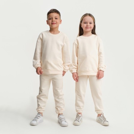 Kidshot (sweatshirt, trousers) KAFTAN "BASIC Line", size 28 (86-92), beige color