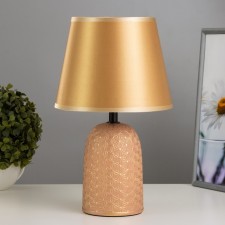 Gloria table lamp E27 40W Terracotta-golden-gold 20x20x32 cm