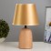 Gloria table lamp E27 40W Terracotta-golden-gold 20x20x32 cm