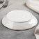 Ceramic pies "Mensy", d = 18 cm, white color