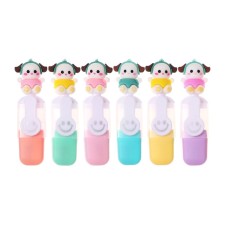 A set of markers of textbooks 6 pieces 6 colors, in the pencil case on the zipper cutie