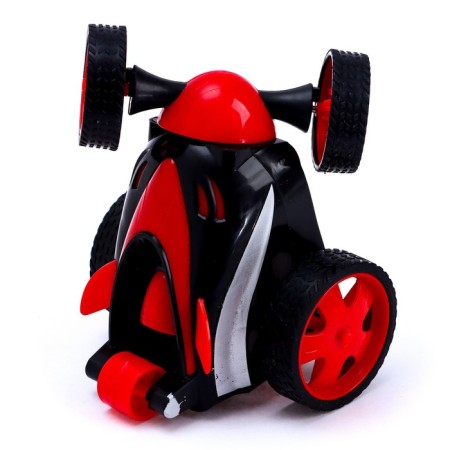 Circular radio -controlled "cyclone", works on batteries, red color-3