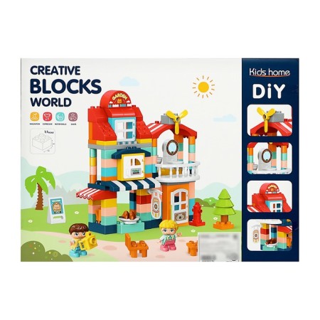 Designer "Country House", 2 assembly options, 132 details-6
