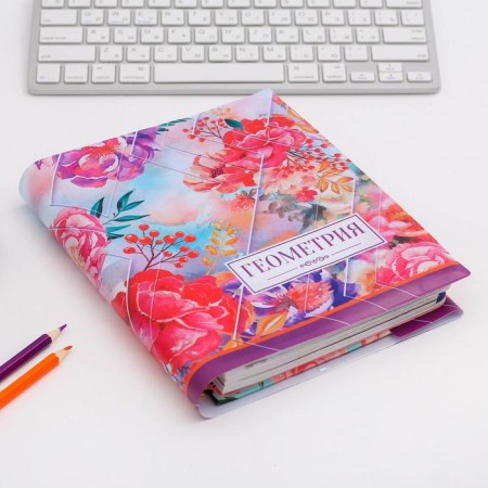 Book cover, textbook "Geometry", 43.5 x 23.2 cm-2