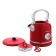 Electric kettle Tesler KT-1745 Red, metal, 1.7 l, 2200 watts, retro, red