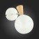 Wall lamp EVOLUCE. Sle220701-01. Catania. 1x40 W, E14, 13x21 cm, white color, light wood