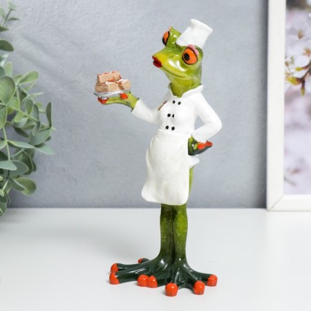 Souvenir Polystone Lak "Frog - Culinary" 17.3x5.2x8.7 cm-3