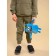 Soft toy "Monster", blue
