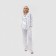 Female pajamas (shirt and trousers) KAFTAN Queen size 40-42, white color