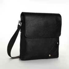 Male bag, black color