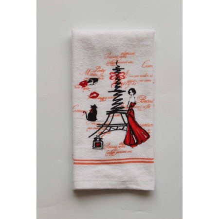Kitchen kit No. 1: towel, take -off, mittens 38x63 cm-1