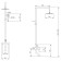The shower system "Glory" steel f-od-zh61, tropical shower, shower set, black