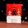 Laminated "Christmas tree" 11.5 x 14.5 x 6 cm