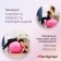 Fitball ONLYTOP, D = 85 cm, 1400 g, anti -wings, pink color