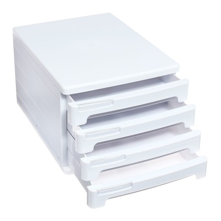 File-cabinet 4-sequent plastic Erichkrause "Classic", white-2
