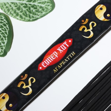 Incense "Agarbatti Super Hit", 8 sticks in soft packaging-1