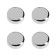 Mirror holder (art. 1189), d = 25 mm, without drilling, chromium color, 4 pcs.