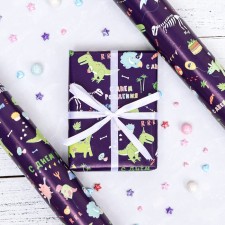 Paper packaging, glossy 