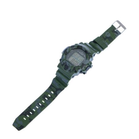 Watch of Electronic Electronic Sport, D-5 cm, silicone strap 24.5 cm, khaki-7