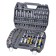 The instrument set Kraft KT700680, 1/2 and 1/4 "12 gr. heads, 4-32 mm, E4-E24, 108 Ave.