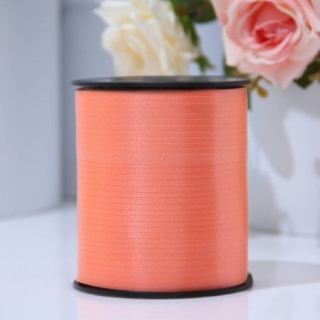 Tape for decor and gifts 0.5 cm x 500 m, orange