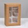 Packaging for 6 cupcakes with a window, craft, 25 x 17 x 10 cm